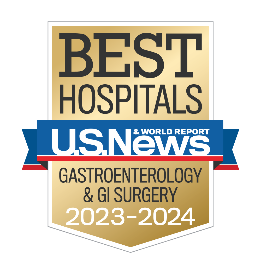 USNWR gastroenterology badge